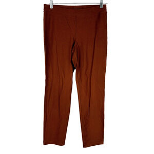 Eileen Fisher Washable Stretch Crepe Ankle Pants Pull On Women's Size Medium NWT